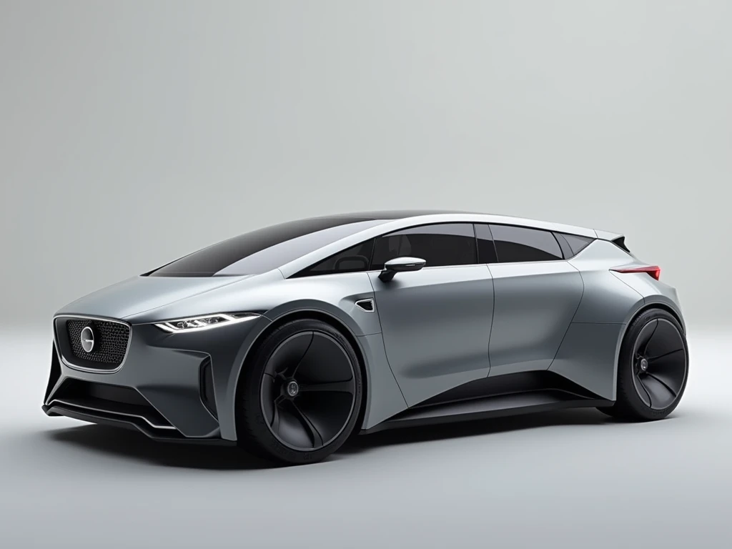 Hijaro Sibem, Sedan, 2024, gray coloured, futuristic design,