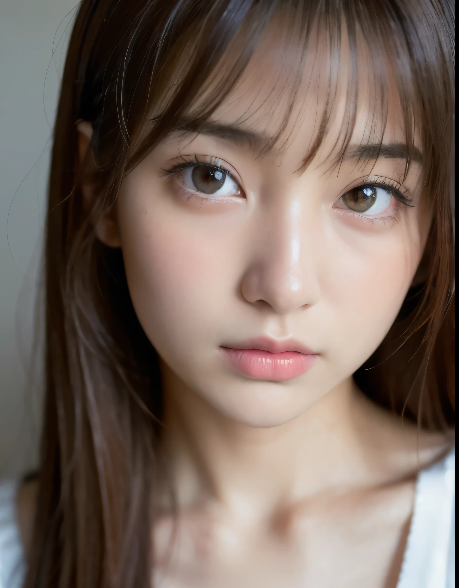best quality, face focus, soft light, ultra high res, (photorealistic:1.4), RAW photo,
1japanese girl, solo, cute, (pupil, lights in the eyes), detailed beautiful face, (small chest),(high resolution detail of human skin texture),
(long hair),
indoor,
Damask Shirt Dress,
(portrait)
