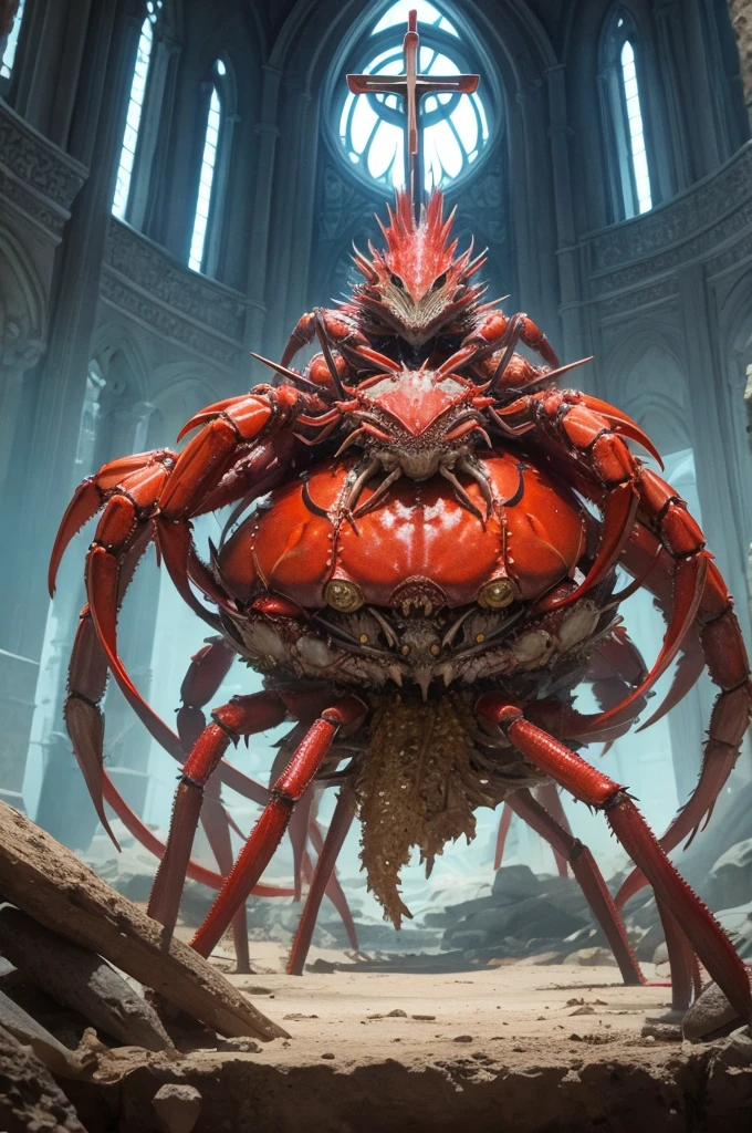 Hybrid creature of holy and crab