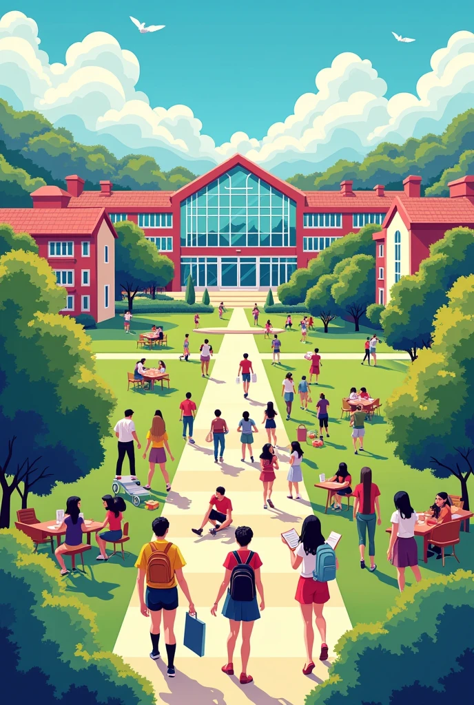 In the above poster remove the word college