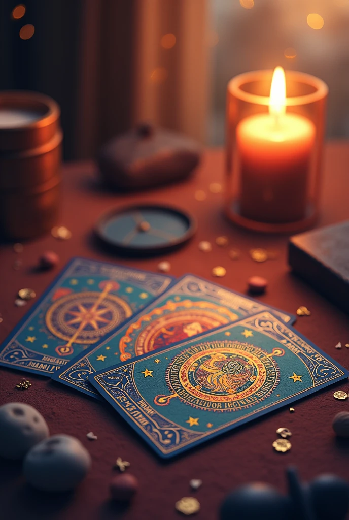 Rider Tarot Reading Promotion, Zodiac signs and spiritual advice. All from the comfort of your home via the internet, creative logo, colorful and pretty, inspire confidence and security, with Rider Tarot cards without a table in the background