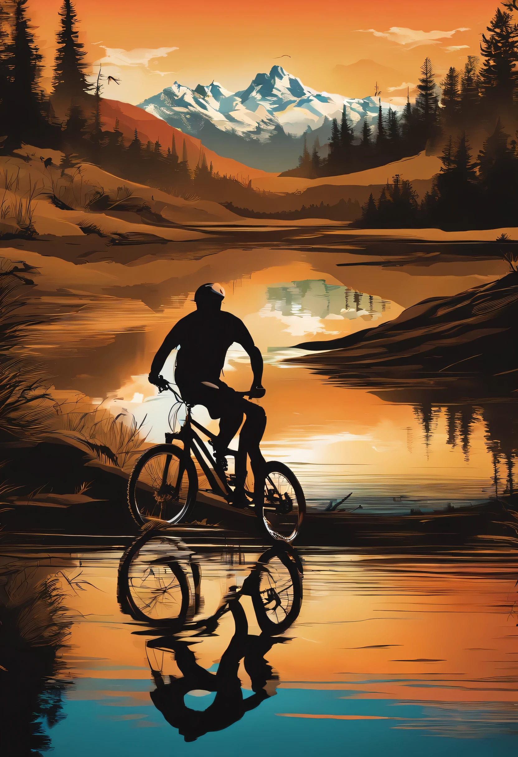 mountain bike flag