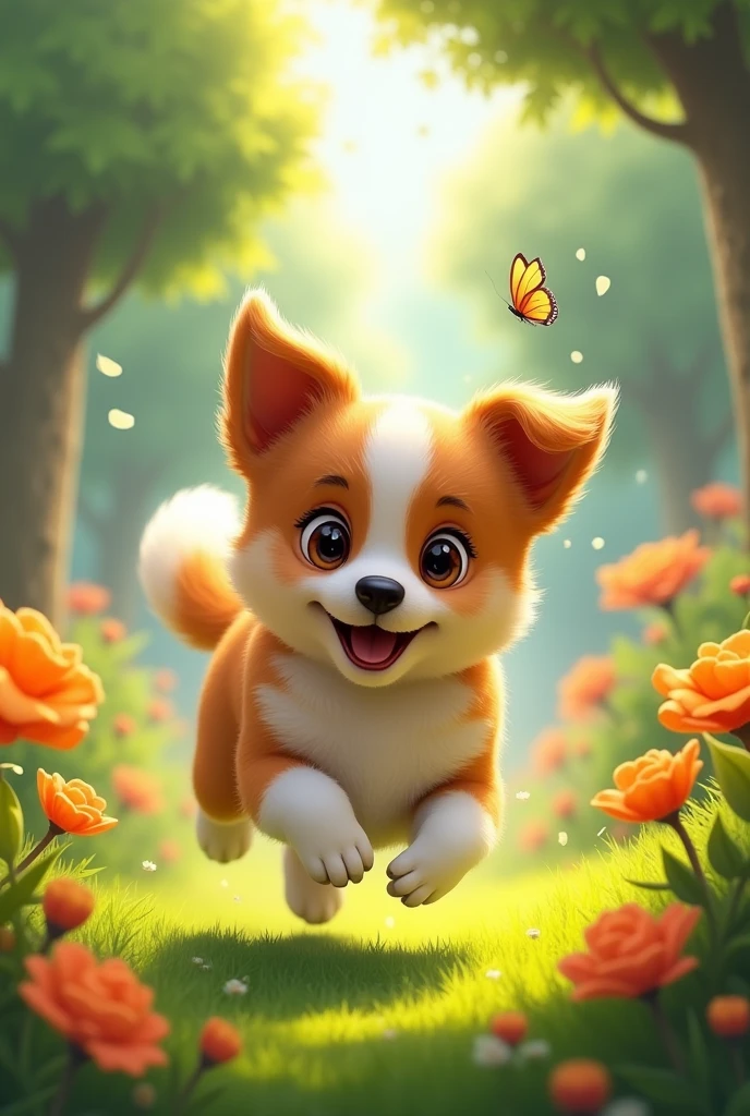 Playful dog