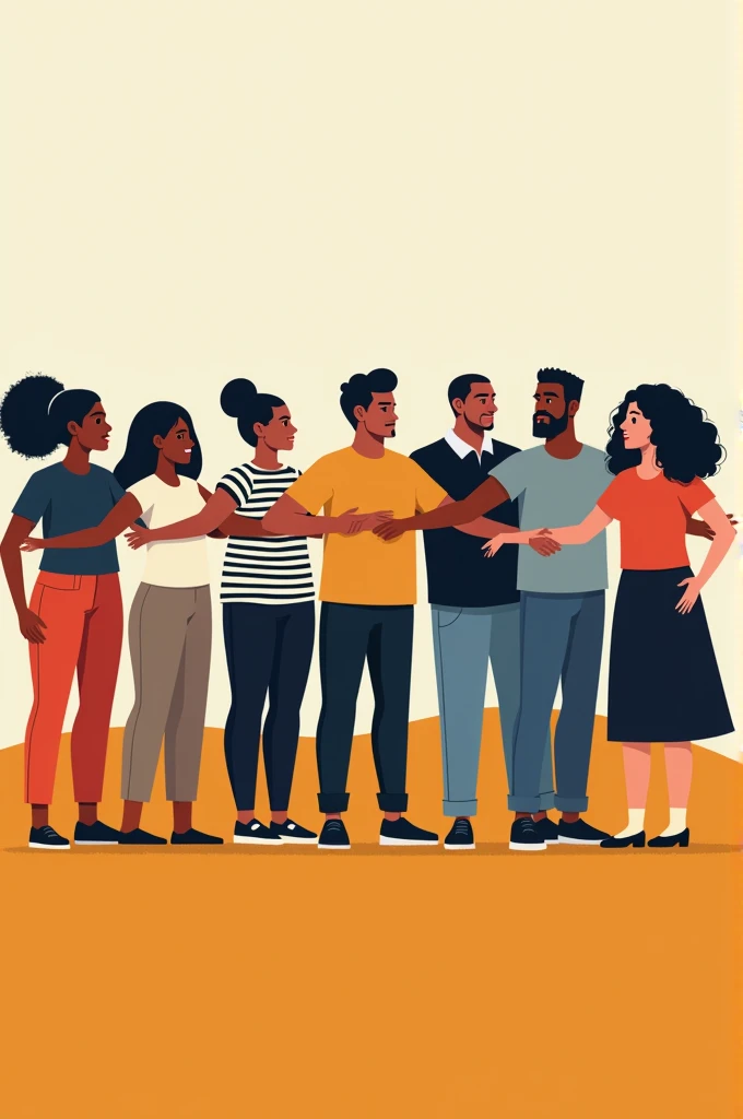 Safety campaign image "Together we are stronger than insecurity"