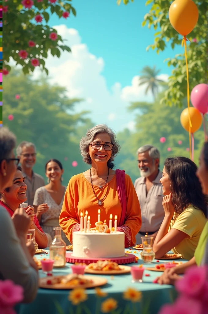 Landscape mode happy 50th birthday kalyani in text