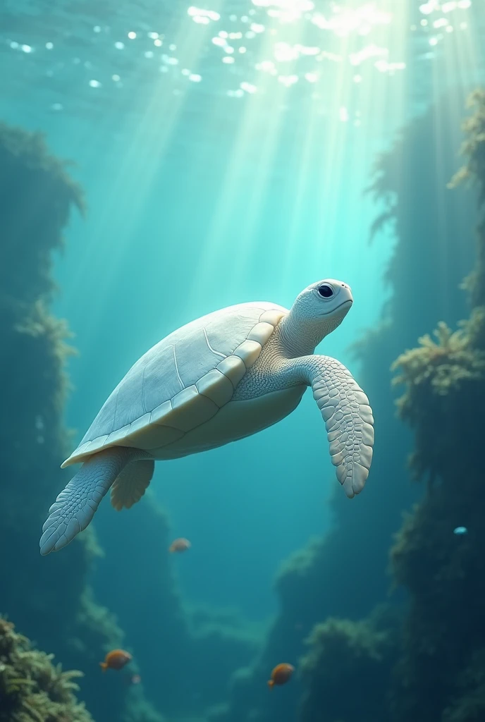 albino turtle