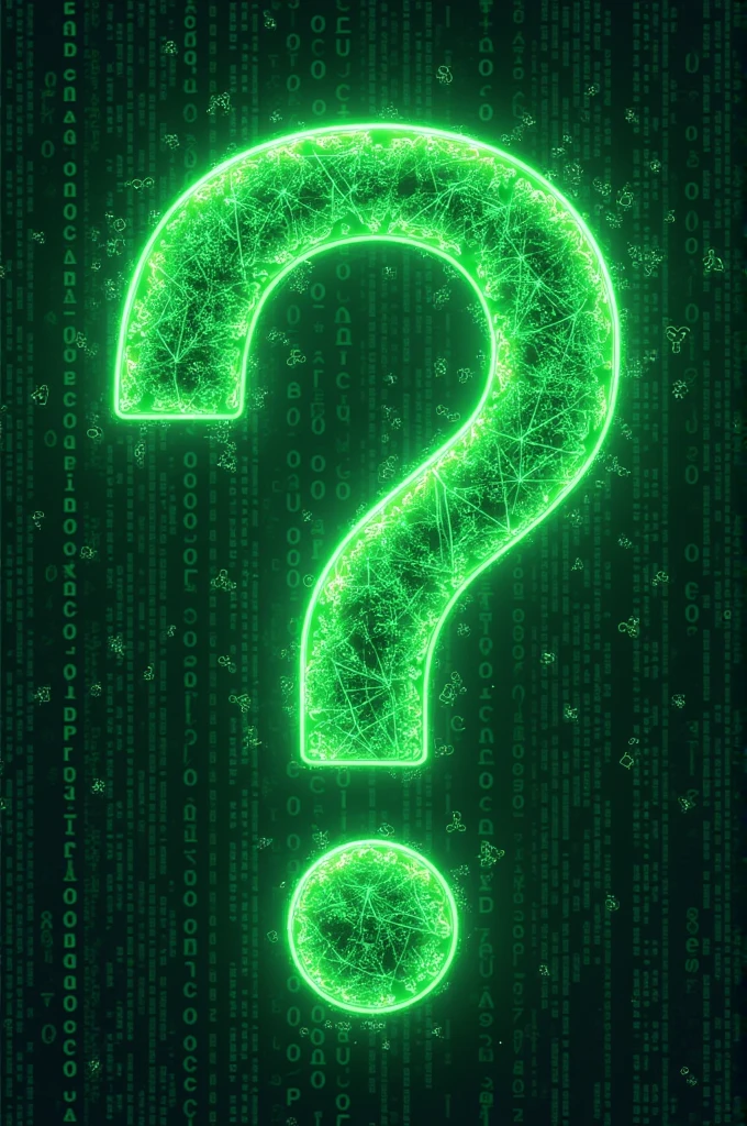 Design a unique poster for quiz of green color for quiz which is a for a college event with elements of  computer, codes, alphabets, riddles, , numbers, etc 