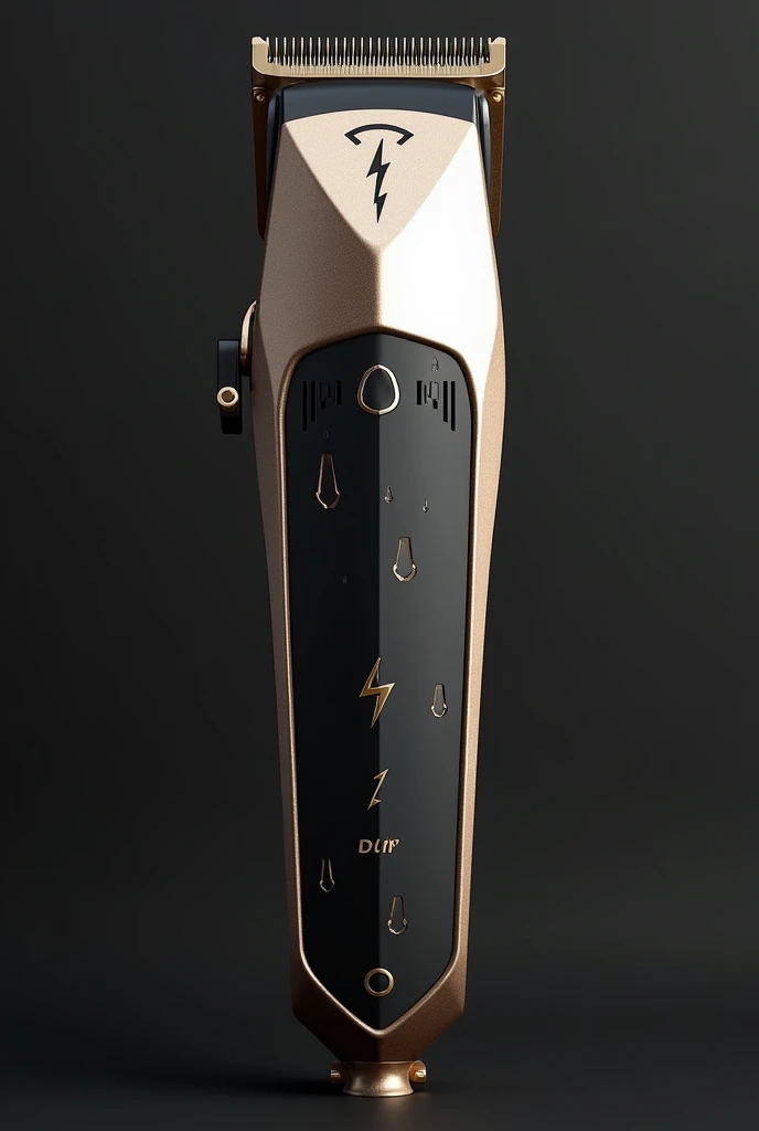 Olympus themed hair clipper with a simpler design including lightning bolts 