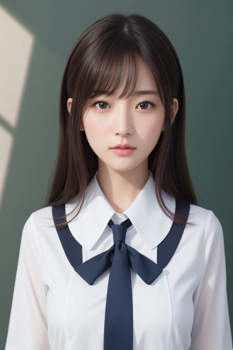Highest quality ,masterpiece, shape, Very delicate and beautiful, Very detailed ,CG ,Unity ,8k wallpaper, wonderful, In detail, masterpiece, Highest quality, Official Art, Very detailed CG Unity 8k wallpaper, Absurd, incredibly Absurd, Large file size , Very detailed, High resolution, Very detailed, Very detailed美しい詳細な女の子, Very detailed eyes and face, Beautiful Eyes, Light on the face,(school uniform:1.1),1 girl