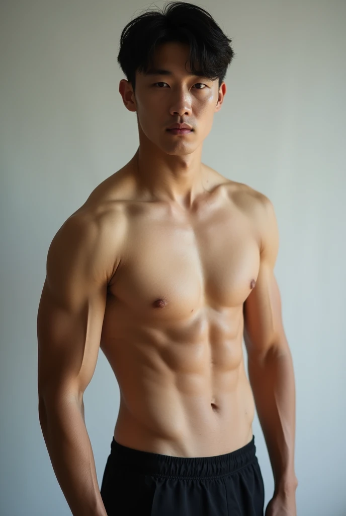 Japanese young Handsome Abdominal muscles
