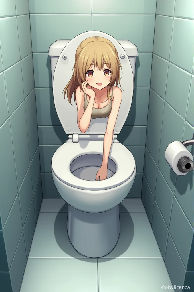 Hentay anime girls, ping un the toilet and outside peeing pls