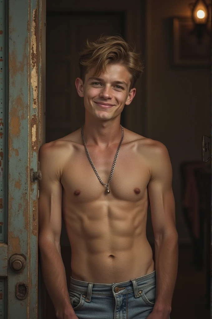 The boy masterbate