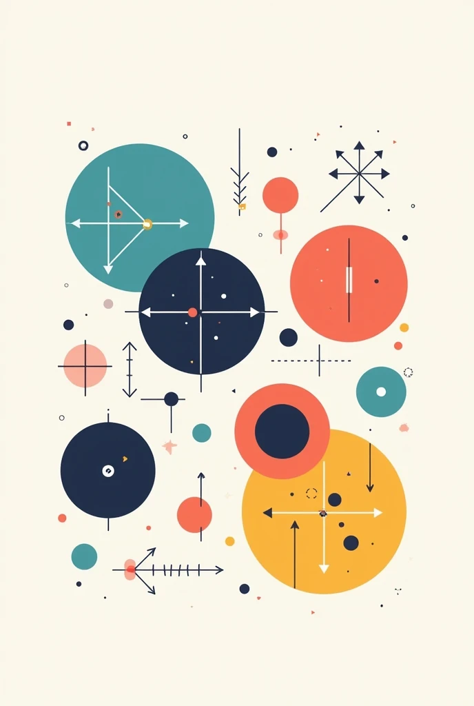 I want to create a cover for a school project Theme: linear functions, akin, constant and identity, in an easier to draw version
