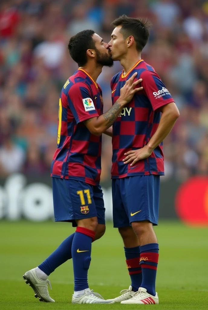 Neymar kissing ??? Bengala&#39;s penis 
