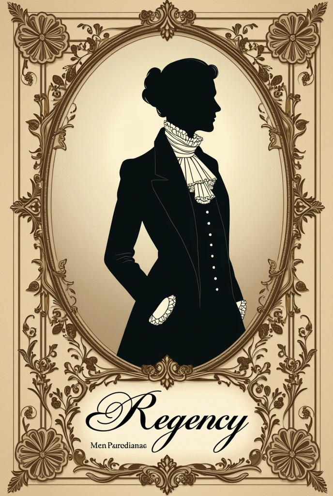 membership card inspired by regency era