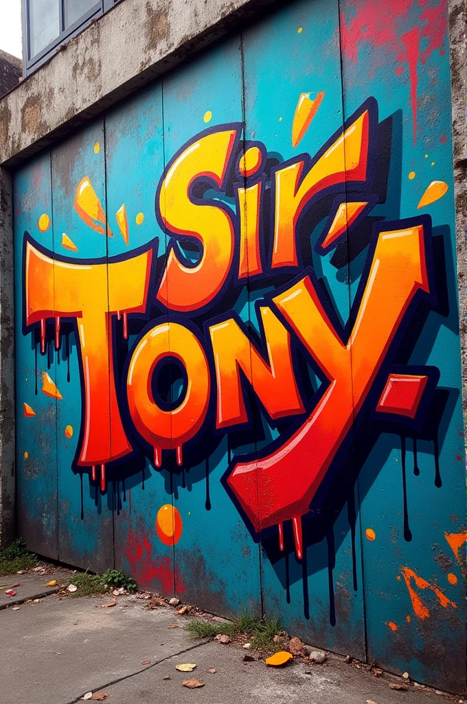 Graffiti that says: SirTony