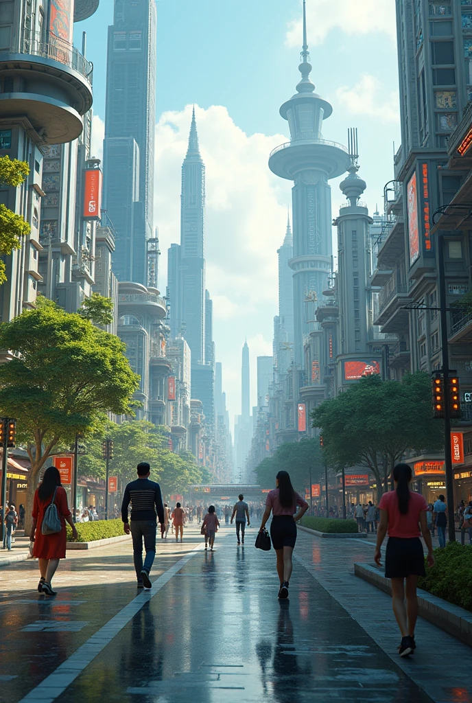 AI featured India in 2050