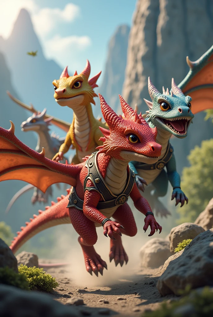 (photorealism:1.2), JUNIOR DRAGON SQUAD text on pfp