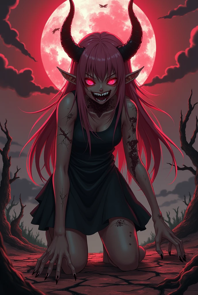 Mitsuri from demon slayer demon version