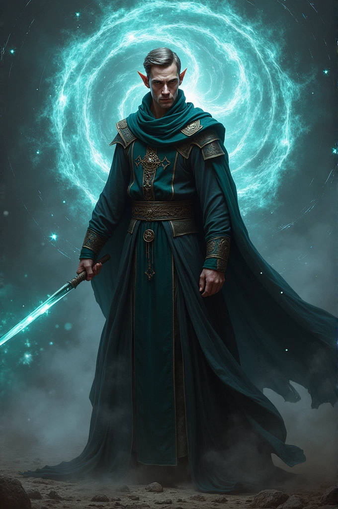 Half-elf male wizard