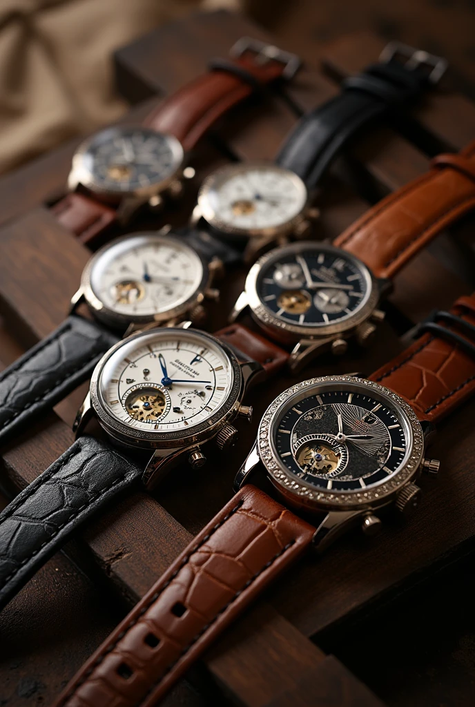 Various watch with the name of varieties duke in Spanish Let the text say original watchmaking 
