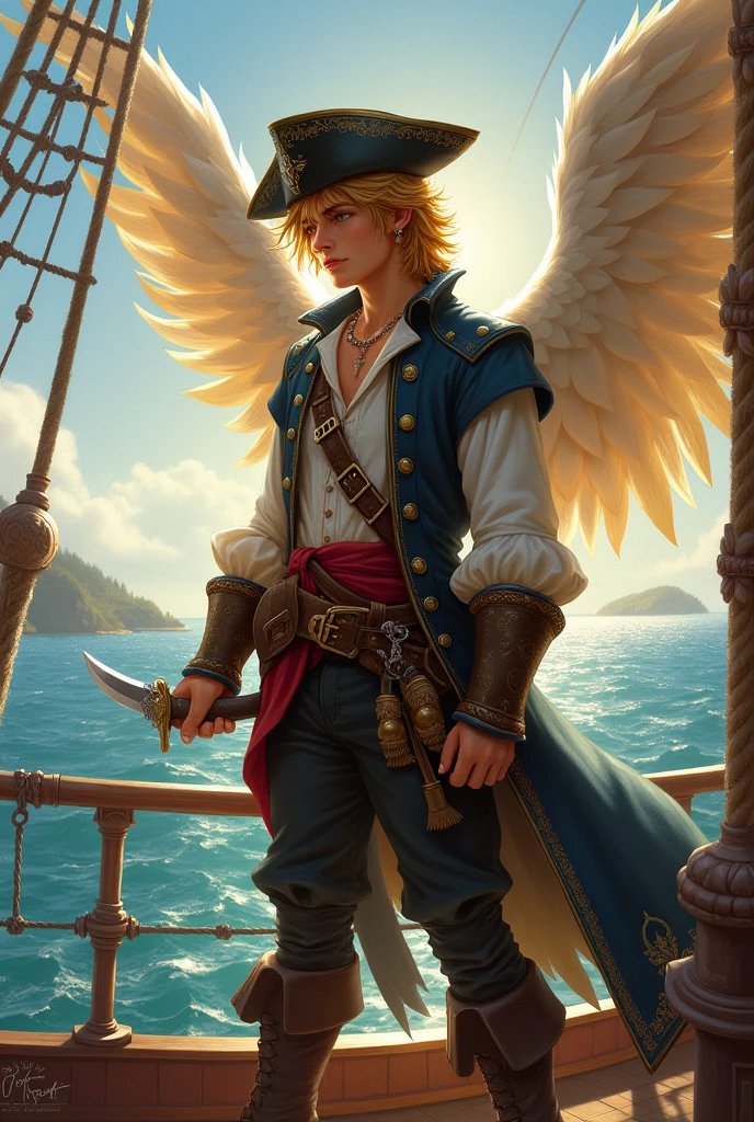 Uriel , angel , boy , pirate