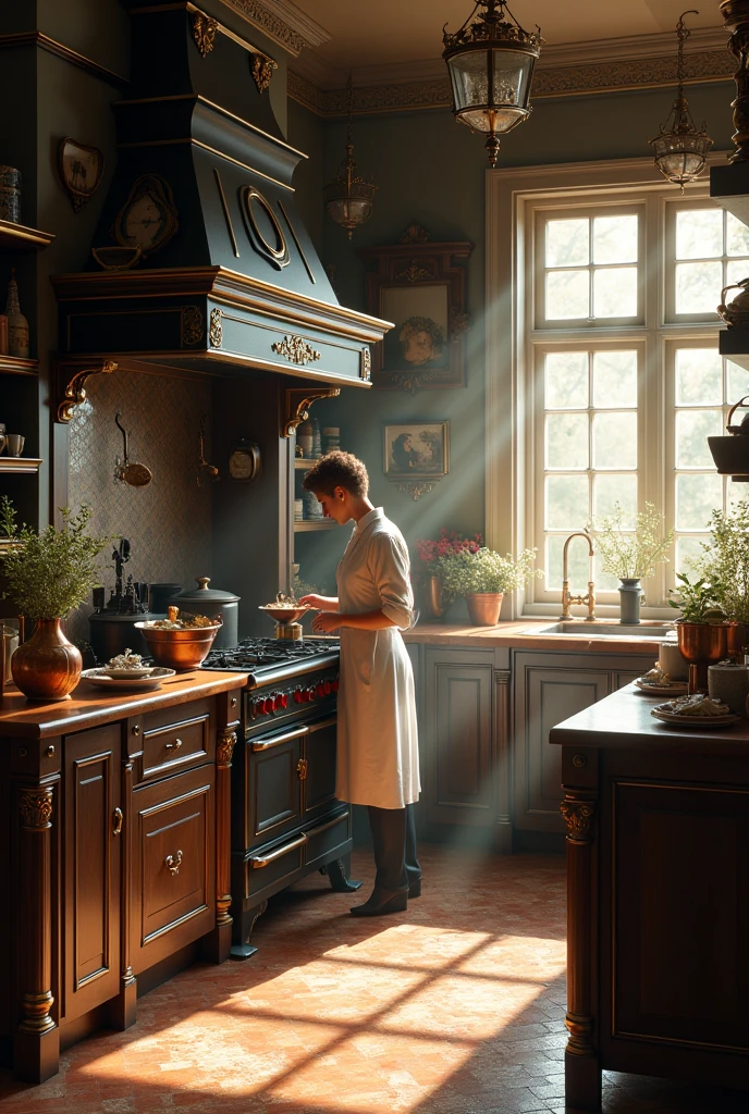 Victorian style kitchen 