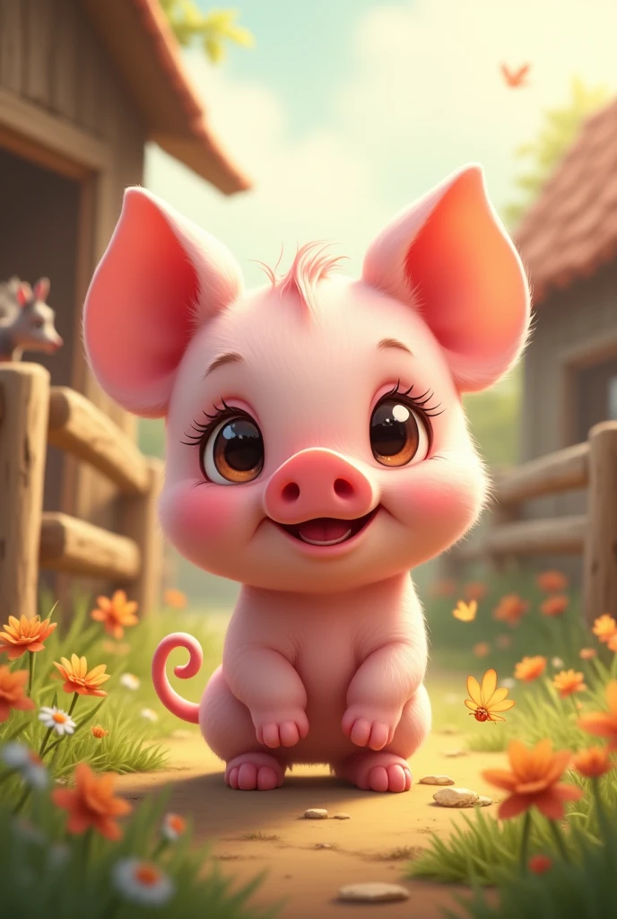 a cute little piggy