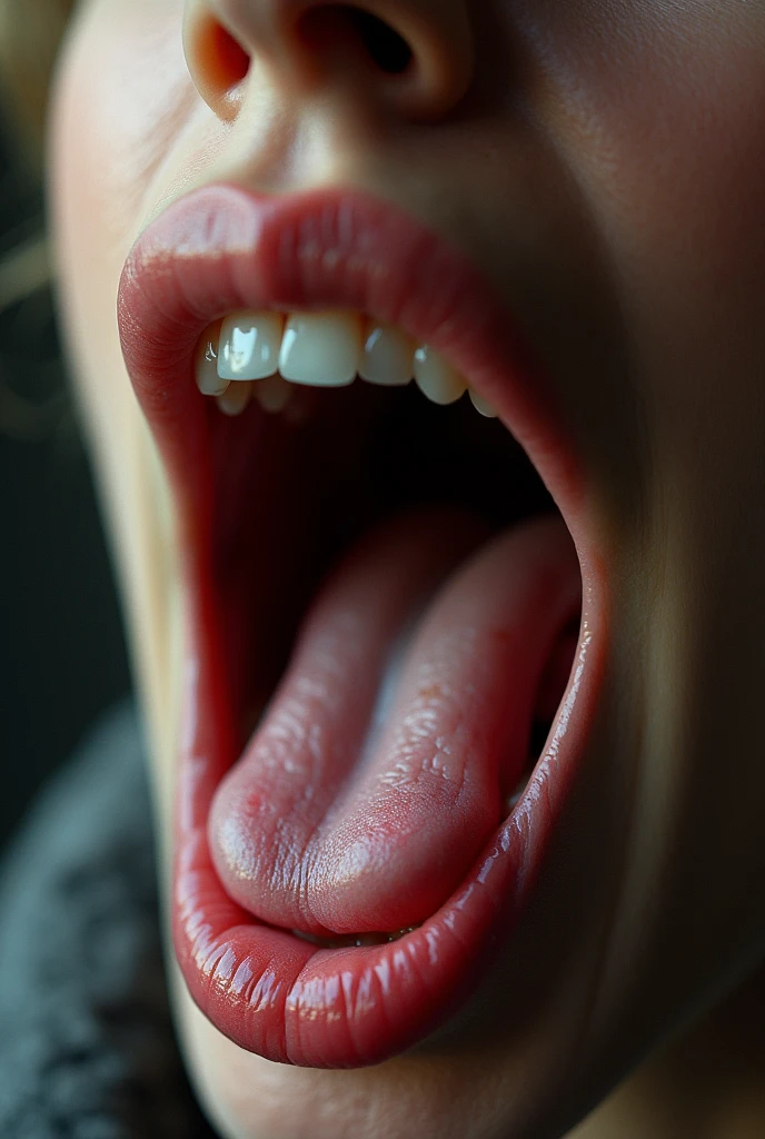 A penis entering a mouth 