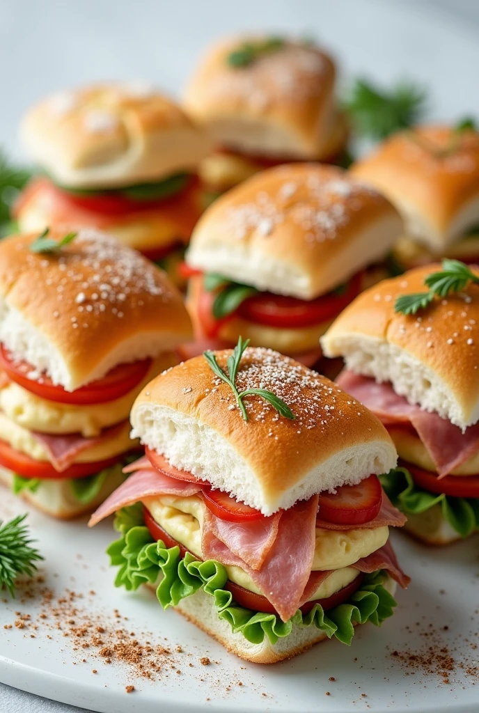 Beautiful sandwiches