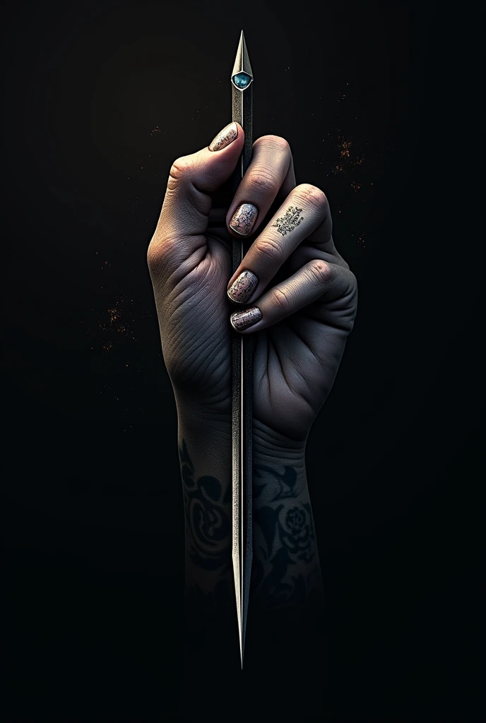 Advertising logo for a tattoo studio 
