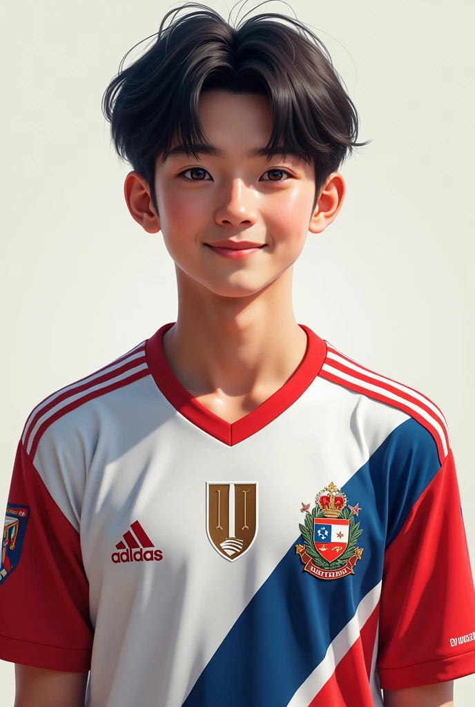 Jungkook de bts con polera de Colo colo de chile
