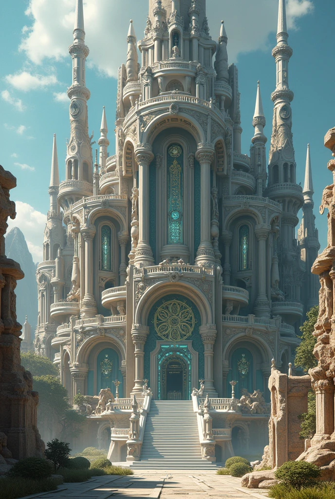 Sci-Fi Palace in Neo-Manueline style architecture