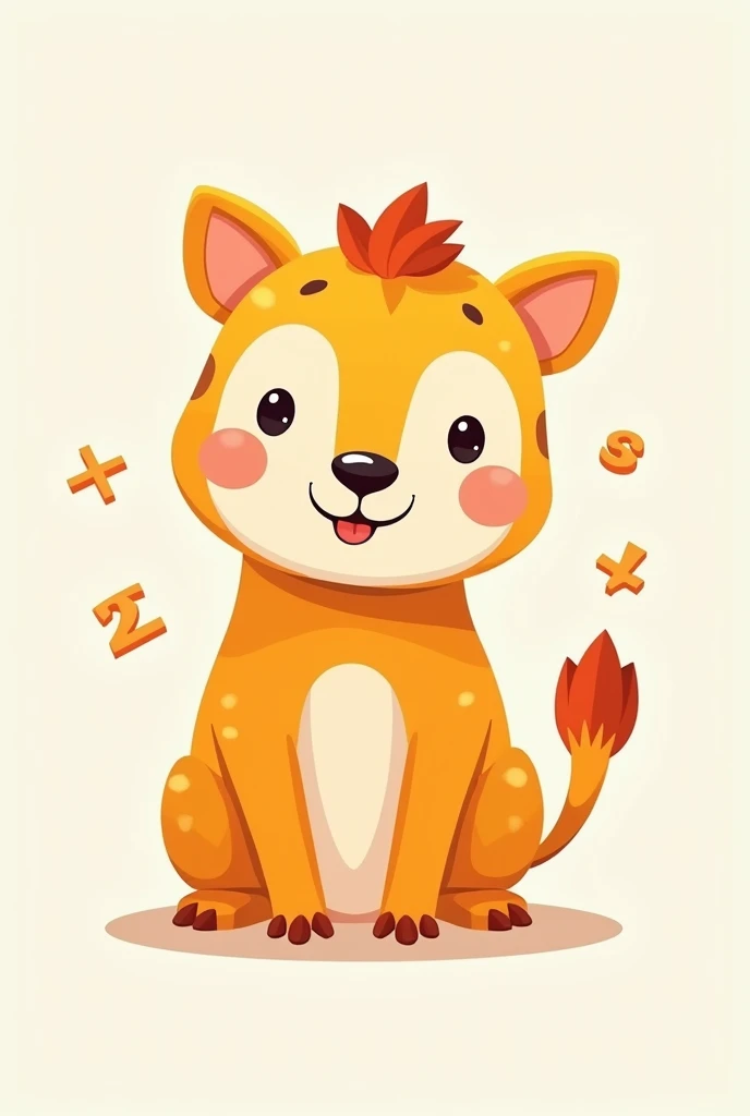 Generate an animal icon for elementary math students