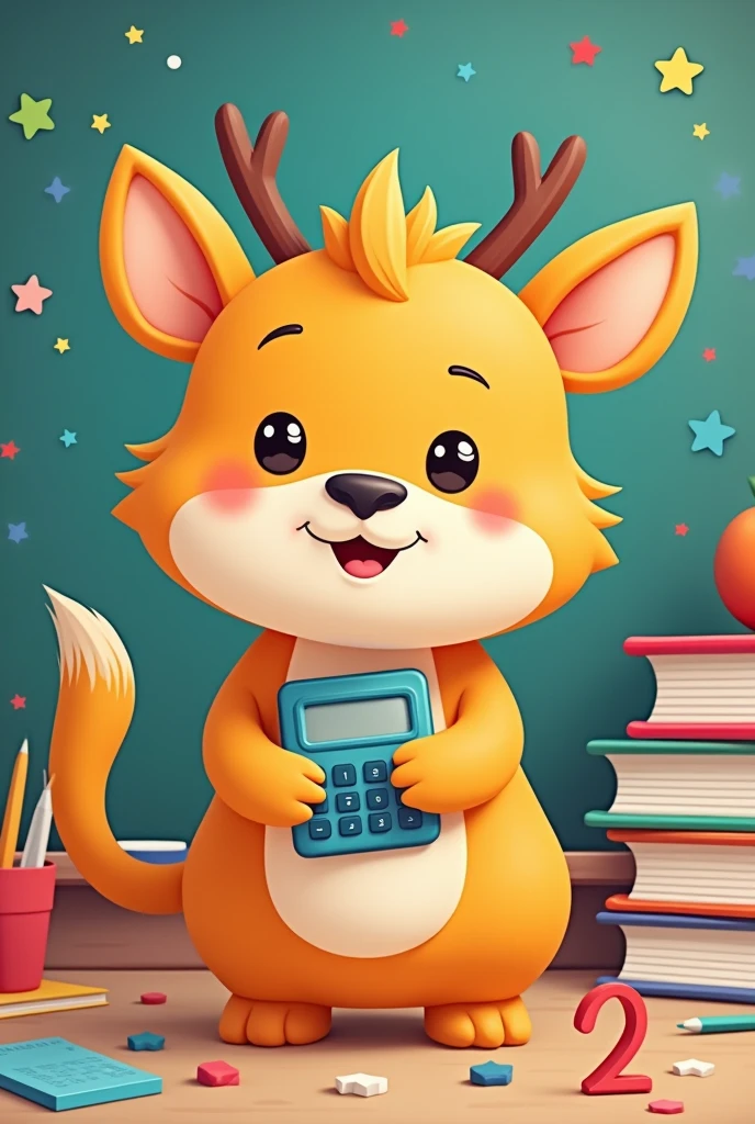 Generate an animal icon for elementary math students