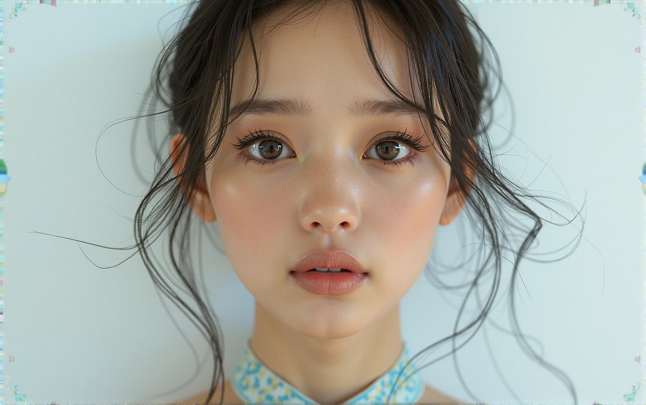 A beautiful detailed Korean woman having fun at a party 