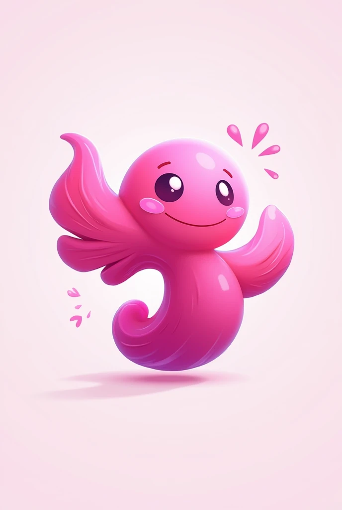 A pink logo by Julha artmakes