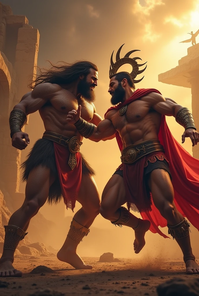 Hercules vs Ares Epic Fight 

