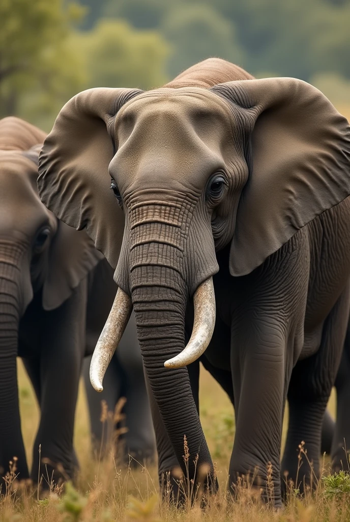 The animals, heads bowed, listen in silence. Their expressions reveal their fear and reluctance, but none dare to oppose Hemant elephant 

Narration: “Fearful and submissive, the animals bowed their heads in silence, obeying Heman elephant t’s commands without protest.”