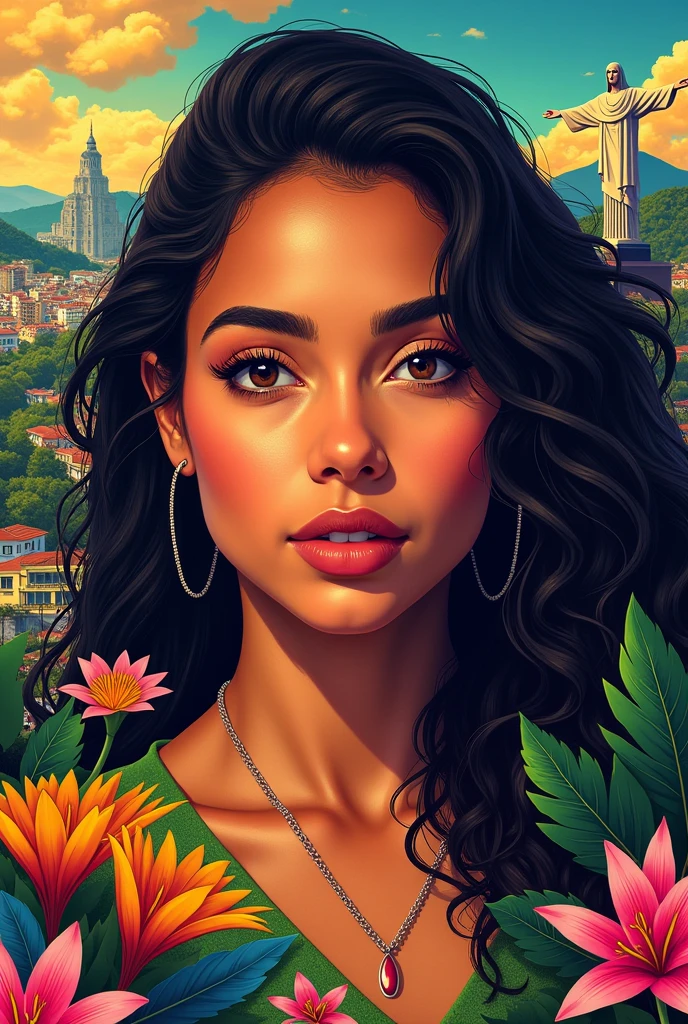 Give me an idea for a banner for a Netflix series called “Brazilian Heart”