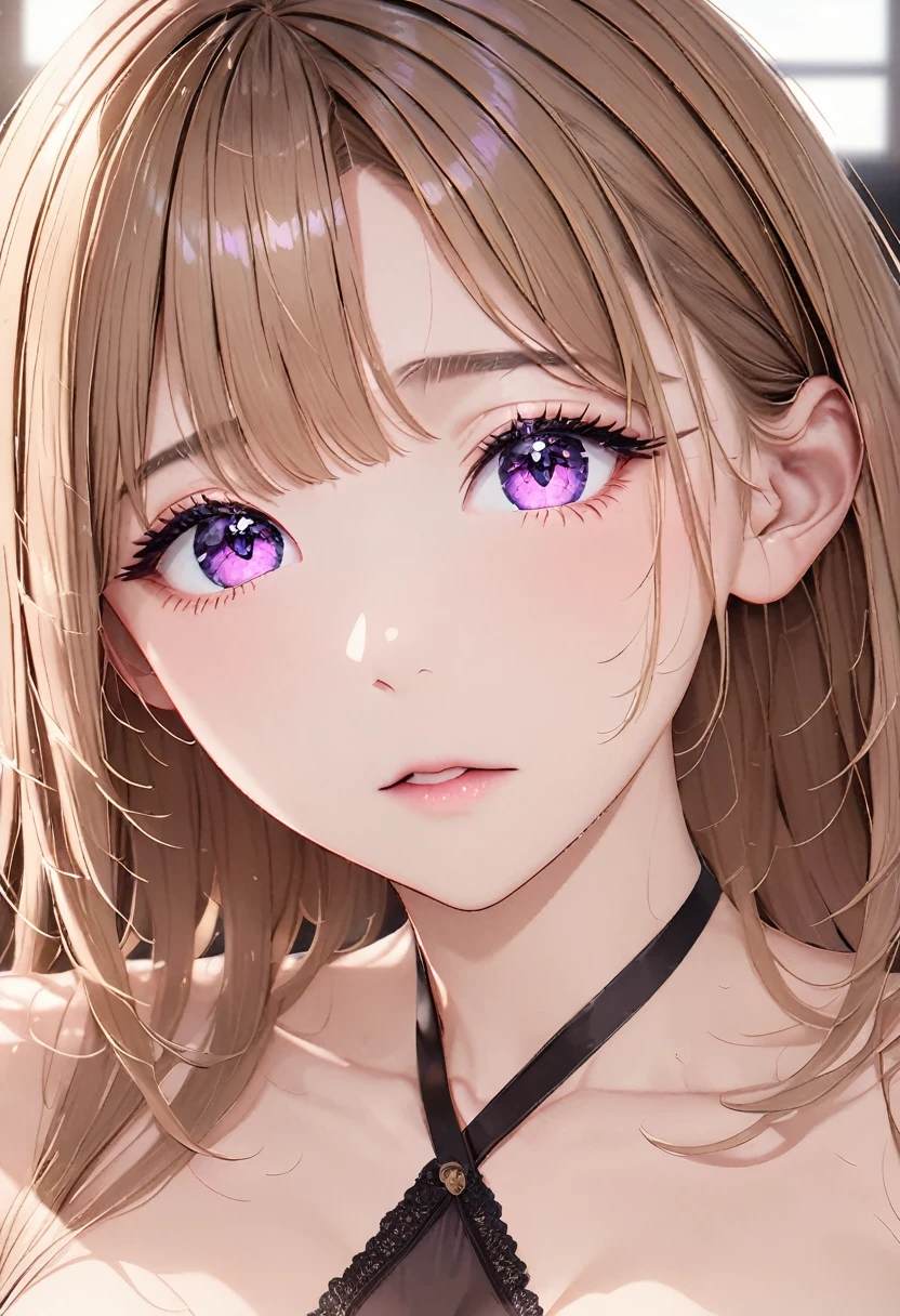 Highest quality, RAW Photos, Realistic Face, Incredibly beautiful girl, cute, Silky smooth and shiny hair, Written boundary depth, High resolution, Very detailed, Very detailed目と顔, Sharp pupils, Realistic student, Sharp focus, Cinema Lighting, small, (small breasts:1.2), (slim, , delicate), Thin thighs, (Tight waist:1.2), delicateでセクシーな鎖骨, naked Slightly large breasts and light-colored nipples Thin pubic hair Her discarded underwear is underneath. Full body photo