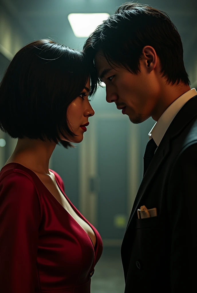 Ada Wong killing Leon with a shot to the head 