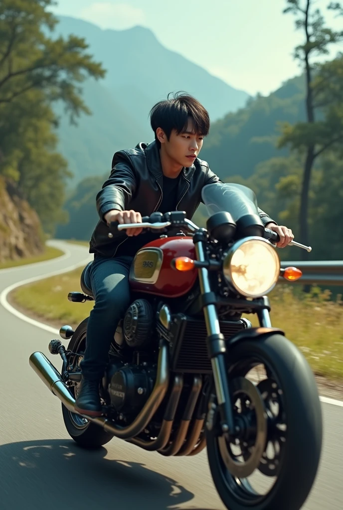 jungkook de moto