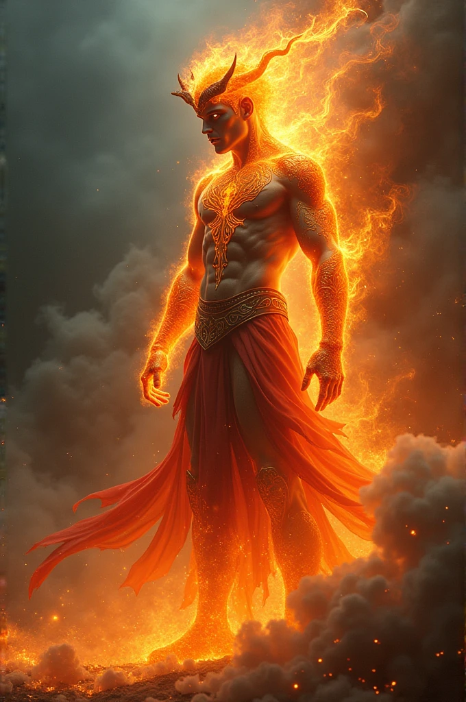 In Islamic literature, Jinn are supernatural creatures created from smokeless fire.
