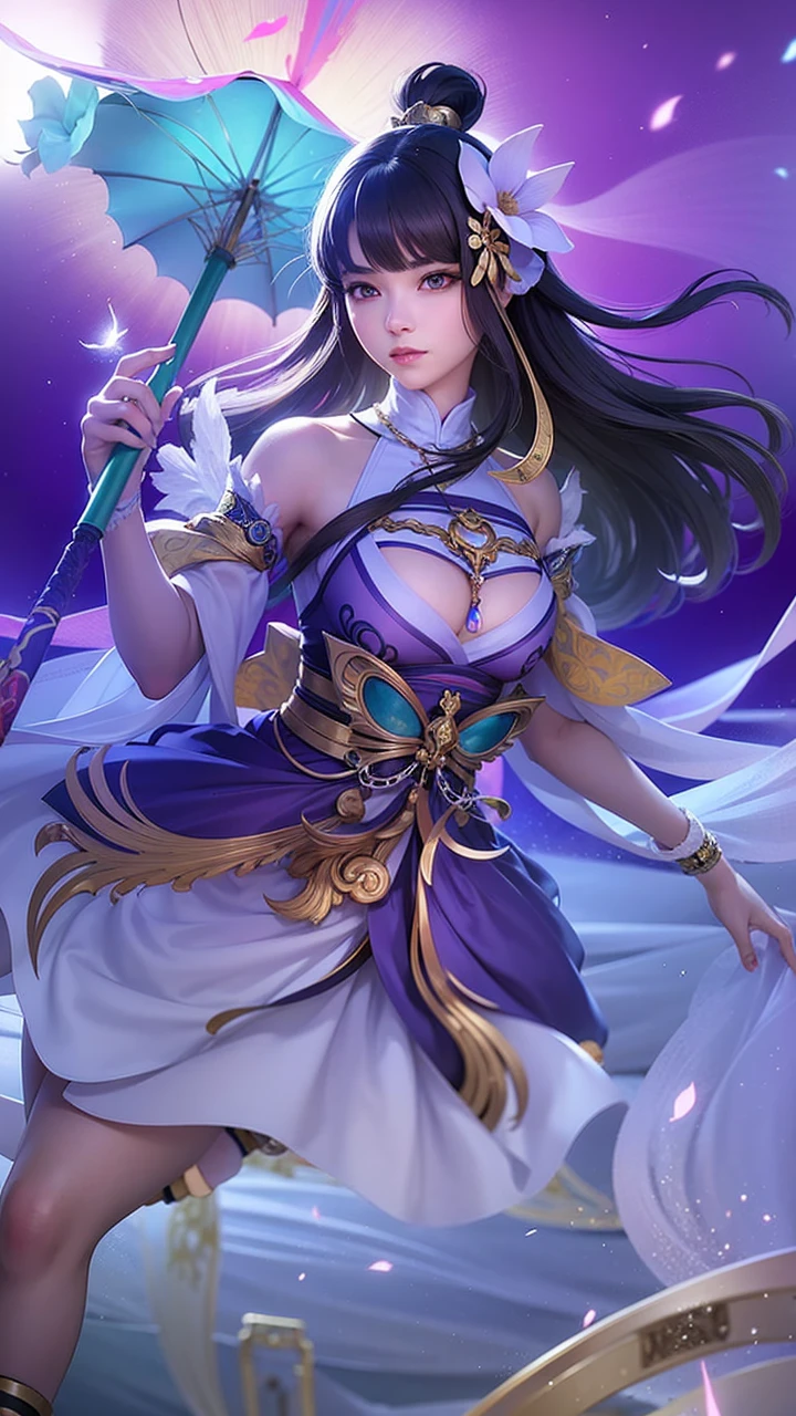 Masterpiece, ultra HD, detailed all pictures, close up of beautiful girl, kagura from mobile legends,highly detailed characters, mobile legends characters, inspired by kagura,