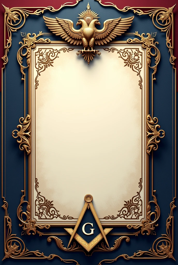Generate an invitation template, with Masonic references , Where there is a blank space for me to edit the writing