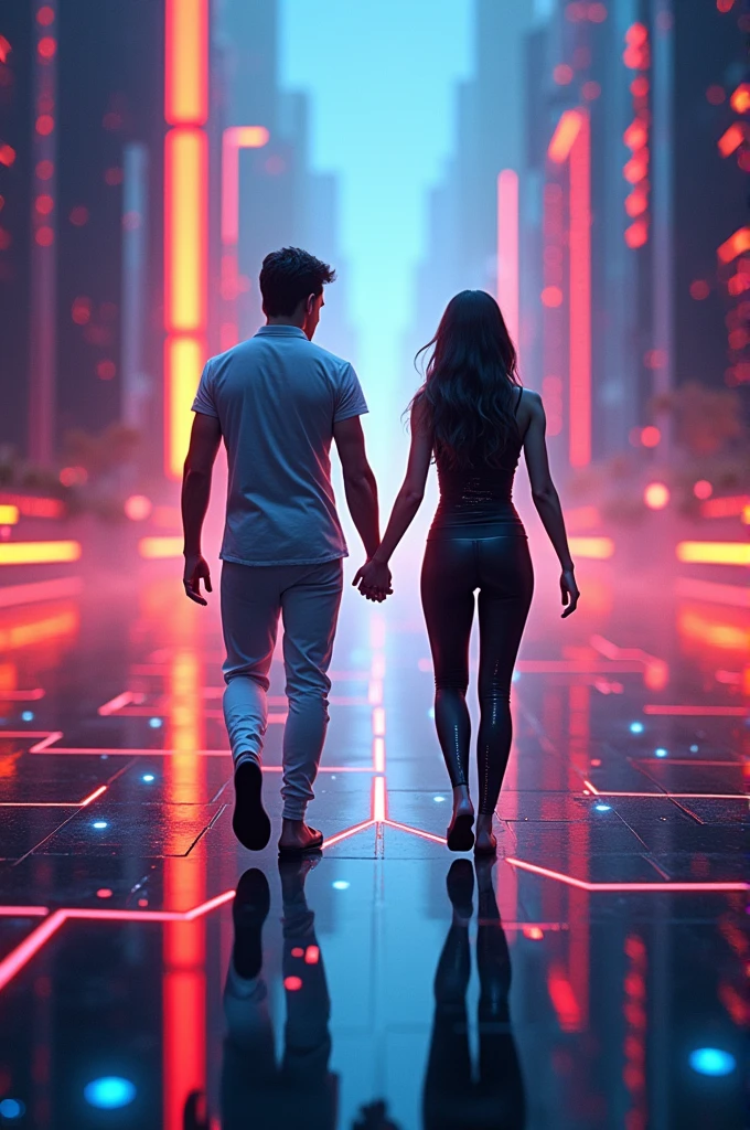 A (we are now online post) futuristic poster