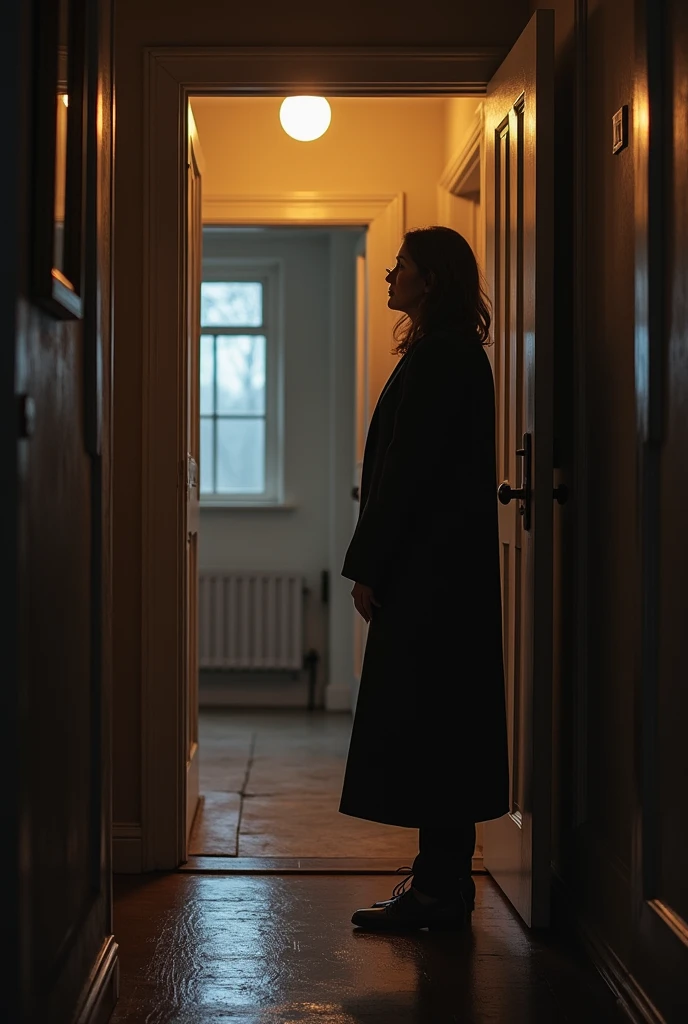 A stranger comes to Marie's door to knock on the door