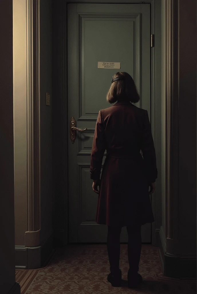 A stranger comes to Marie's door to knock on the door