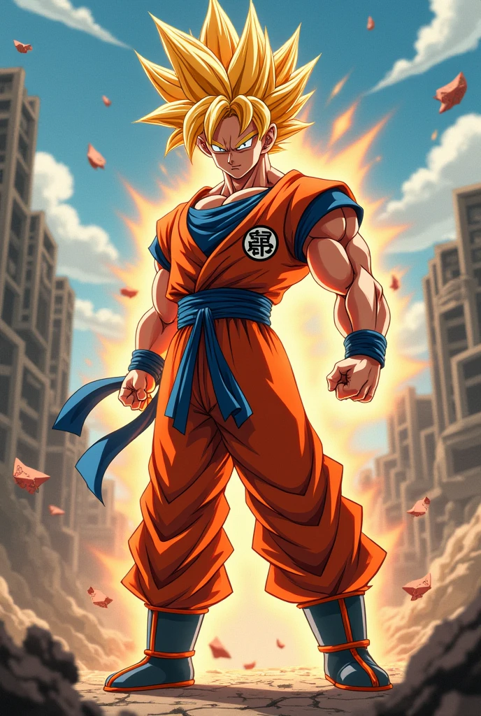 Goku combined one punch man